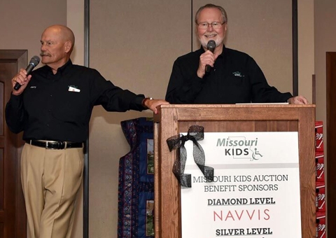 Board Member Jerry and President Gary at Auction